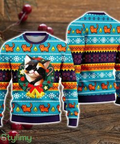 Cute Cat Ugly Christmas Sweater Christmas Holiday Gift For Men And Women Product Photo 1