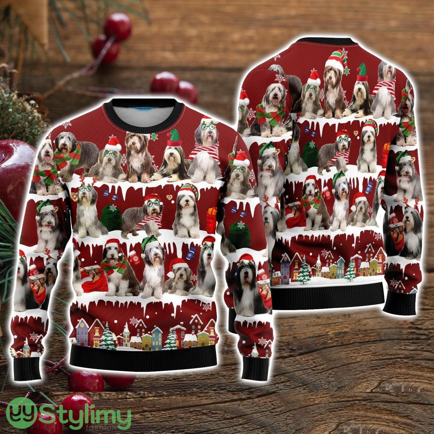 Cute Dog Ugly Christmas Sweater Christmas Holiday Gift For Men And Women 3 Cute Dog Ugly Christmas Sweater Christmas Holiday Gift For Men And Women Product Photo 1