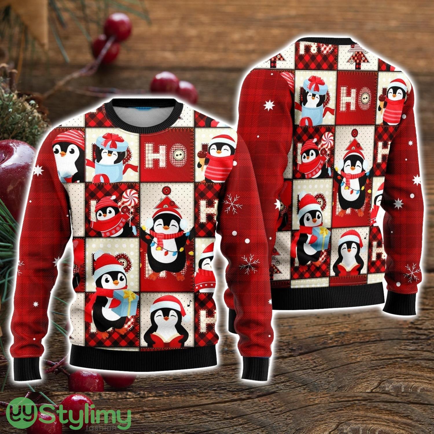 Cute Penguin Ugly Christmas Sweater Christmas Holiday Gift For Men And Women 3 Cute Penguin Ugly Christmas Sweater Christmas Holiday Gift For Men And Women Product Photo 1