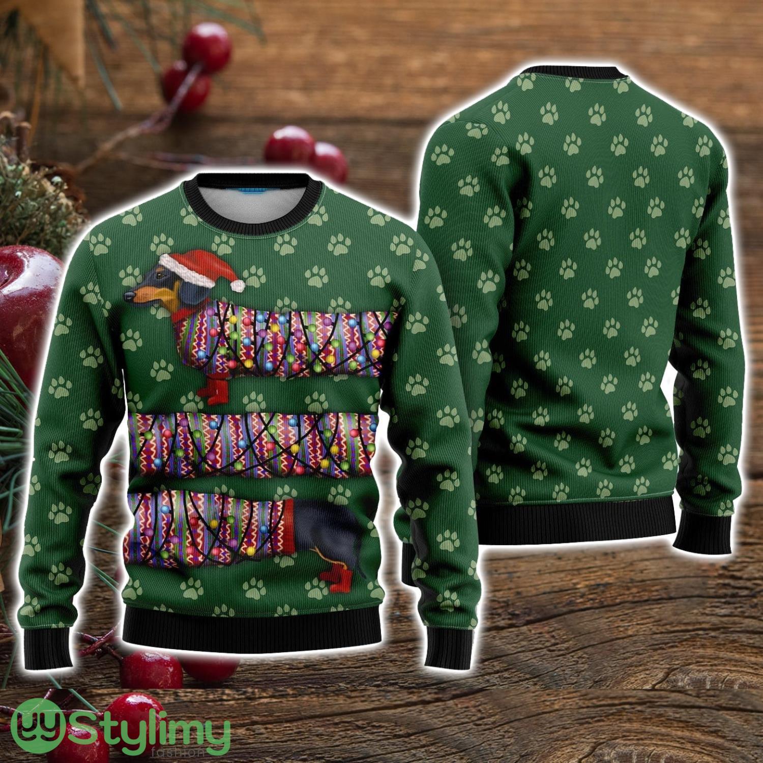 Dachshund Ugly Christmas Sweater Christmas Holiday Gift For Men And Women 3 Dachshund Ugly Christmas Sweater Christmas Holiday Gift For Men And Women Product Photo 1