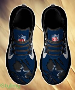 Dallas Cowboys Versatile For Fans Custom Name Max Soul Sneakers New Gift Men And Women Clunky Shoes - Dallas Cowboys Chunky Shoes_2