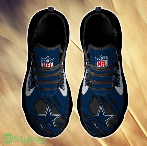 Dallas Cowboys Versatile For Fans Custom Name Max Soul Sneakers New Gift Men And Women Clunky Shoes
