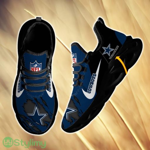 Dallas Cowboys Versatile For Fans Custom Name Max Soul Sneakers New Gift Men And Women Clunky Shoes