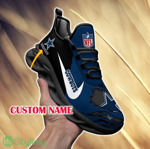 Dallas Cowboys Versatile For Fans Custom Name Max Soul Sneakers New Gift Men And Women Clunky Shoes