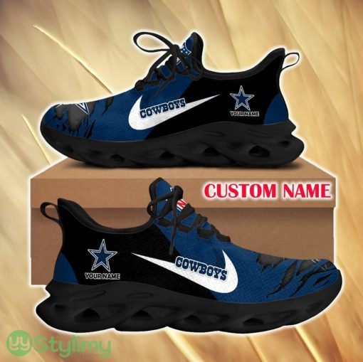 Dallas Cowboys Versatile For Fans Custom Name Max Soul Sneakers New Gift Men And Women Clunky Shoes