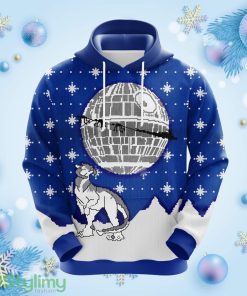 Death Star Christmas Cute Noel Mc Ugly Hoodie 3D All Over Print Gift For Christmas Product Photo 1