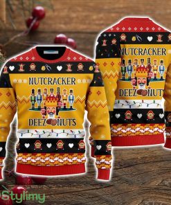 Deez Nuts Nutcracker Ugly Christmas Sweater Christmas Holiday Gift For Men And Women Product Photo 1