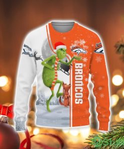 Denver Broncos Grinch 3D Sweater Holiday Gift Christmas Gift Product Photo 1