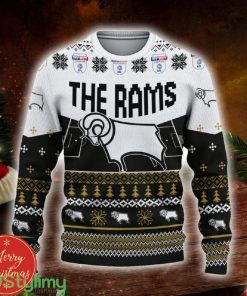 Derby County Custom Name 3D Sweater Funny Gift For Men And Women Fans Christmas - Derby County 3D Sweater Christmas Personalized_2