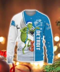 Detroit Lions Grinch 3D Sweater Holiday Gift Christmas Gift Product Photo 1