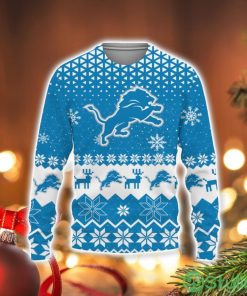 Detroit Lions Sports Football American Ugly Christmas Sweater Product Photo 1