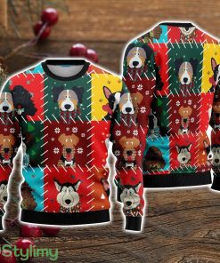 Dog Face Ugly Christmas Sweater Christmas Holiday Gift For Men And Women Product Photo 1