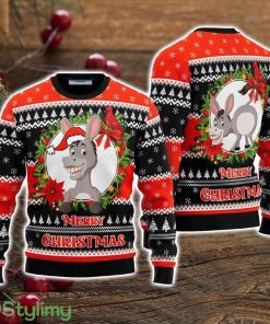 Donkey Funny Merry Ugly Christmas Sweater Christmas Holiday Gift For Men And Women Product Photo 1
