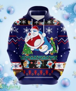 Doremon Christmas Cute Noel Mc Ugly Hoodie 3D All Over Print Gift For Christmas Product Photo 1