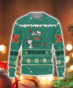 Dos Equis Beers American Whiskey Beers Merry Christmas Snoopy House Cute Fan Gift 3D Sweater Holiday Gift Christmas Gift Product Photo 1