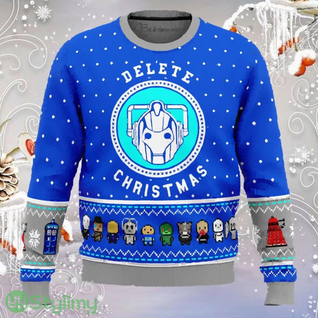Dr Who Dalek Ugly Christmas Sweater 3 Dr Who Dalek Ugly Christmas Sweater Product Photo 1