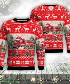 Dublin, Pulaski County, Virginia, Volvo Fire Brigade Tanker 33 Christmas Ugly Sweater 3d Xmas Gifty Gift Trens Product Photo 1