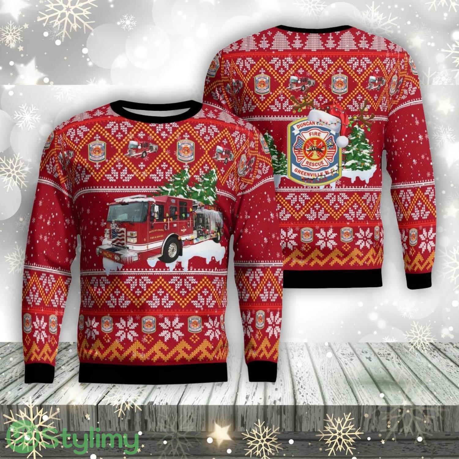 Duncan Chapel Fire District Hawaiian Shirt Christmas Aop Ugly Sweater Family Gift 3 Duncan Chapel Fire District Hawaiian Shirt Christmas Aop Ugly Sweater Family Gift Product Photo 1