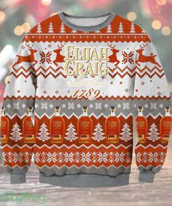 Elijah Craig's 3D Ugly Christmas Sweater Christmas Gift Product Photo 1