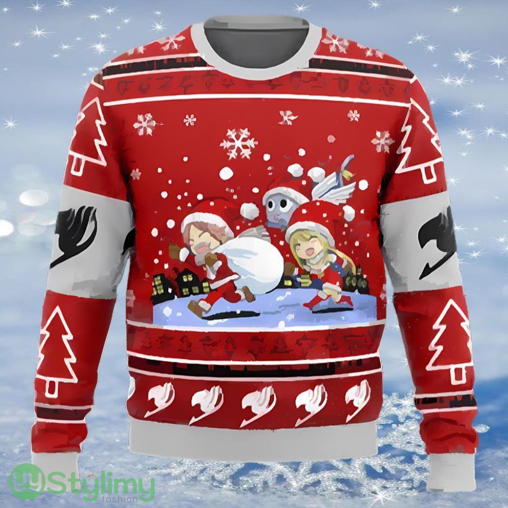 Fairy Tail Chibi Xmas Ugly Christmas Sweater Gift For Men And Women 3 Fairy Tail Chibi Xmas Ugly Christmas Sweater Gift For Men And Women Product Photo 1