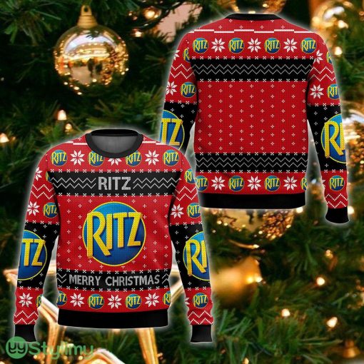 Favorite Food Brands RITZ Ugly Sweater For Fans Christmas Vintage Gift