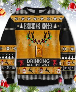 Fireball Drinker Bells Ugly Christmas Sweater Special Christmas Gift Product Photo 1