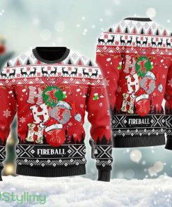 Fireball Whisky Ho Ho Ho All Over Print Thicken Sweater For Men And Women Gift Christmas - Fireball Whisky Ho Ho Ho All Over Print Thicken Sweater For Men And Women Gift Christmas