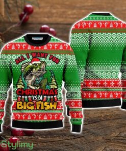 Fishing Ugly Christmas Sweater Christmas Holiday Gift For Men And Women Product Photo 1