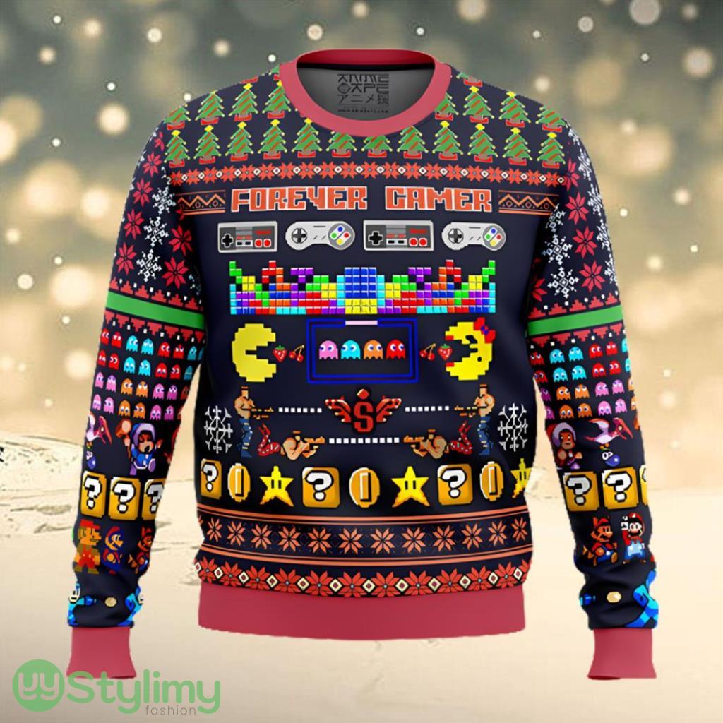 Forever Gamer Ugly Christmas Sweater 3 Forever Gamer Ugly Christmas Sweater Product Photo 1