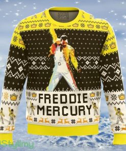 Freddie Mercury Queen Ugly Christmas Sweater Product Photo 1