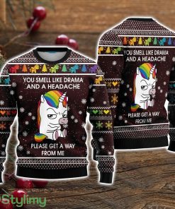 Funny Unicorn Ugly Christmas Sweater Christmas Holiday Gift For Men And Women Product Photo 1