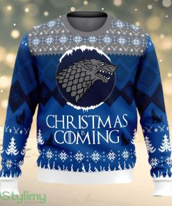 Game of Thrones Christmas is Coming Ugly Christmas Sweater Product Photo 1