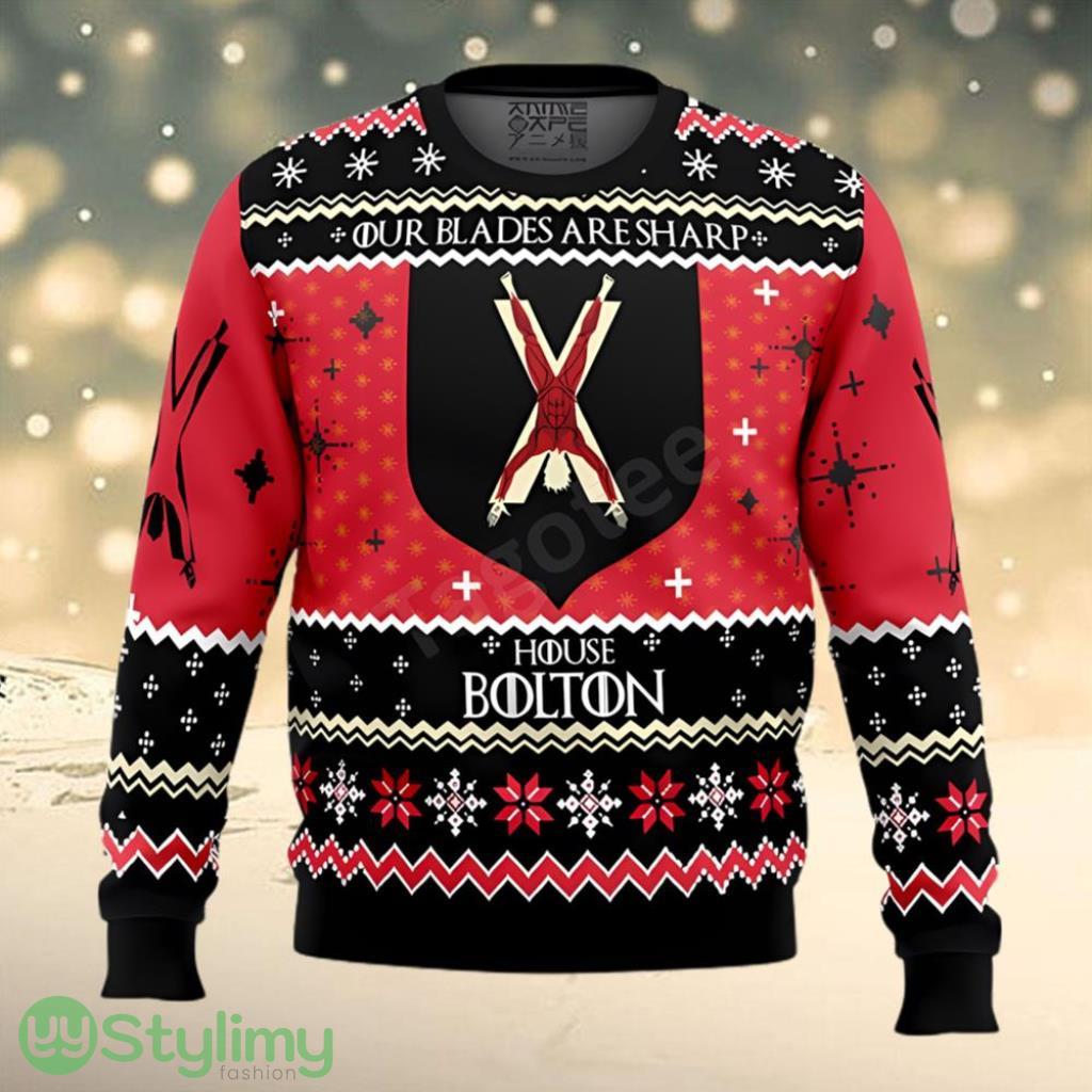 Game Of Thrones House Bolton Ugly Christmas Sweater 3 Game Of Thrones House Bolton Ugly Christmas Sweater Product Photo 1