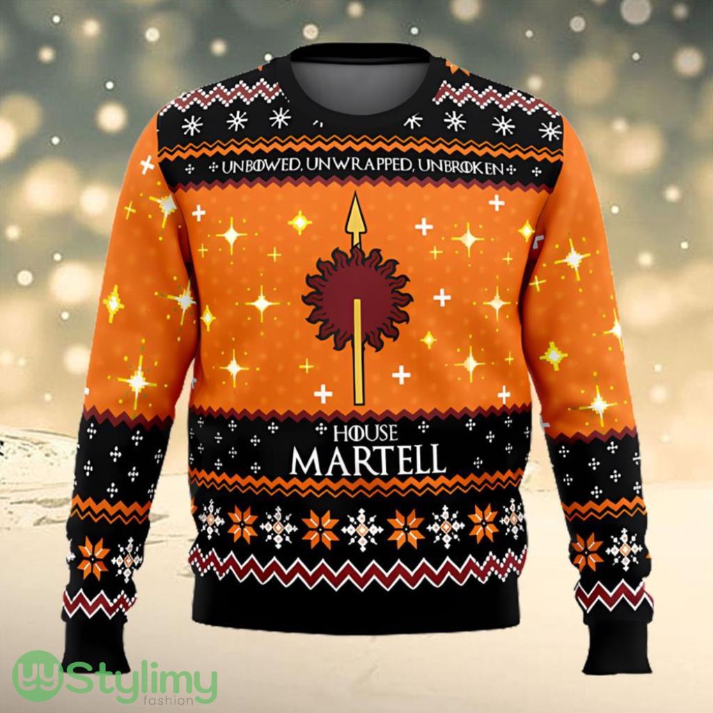 Game of Thrones House Martell Ugly Gamer Christmas Sweater 3 Game of Thrones House Martell Ugly Gamer Christmas Sweater Product Photo 1