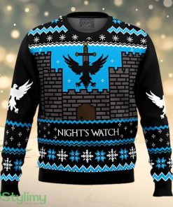 Game Of Thrones Nights Watch Ugly Christmas Sweater Product Photo 1