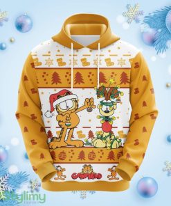 Garfield Christmas Cute Noel Mc Ugly Hoodie 3D All Over Print Gift For Christmas Product Photo 1