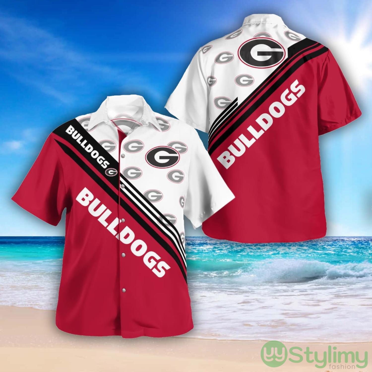 Georgia Bulldogs Logo Printed Aloha Hawaiian Shirt Special Gift For Fans 2 Georgia Bulldogs Logo Printed Aloha Hawaiian Shirt Special Gift For Fans Product Photo 1