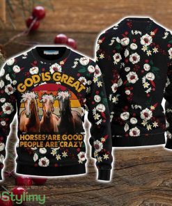 God Is Great Ugly Christmas Sweater Christmas Holiday Gift For Men And Women Product Photo 1