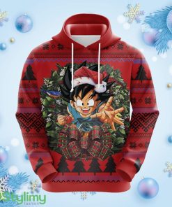 Goku Kid Dragon Ball Z Noel Christmas Cute Noel Mc Ugly Hoodie 3D All Over Print Gift For Christmas Product Photo 1