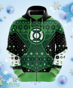 Green Lantern Hoodie Zip Xmas Gift Product Photo 1