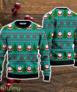 Green Santa Claus Merry Ugly Christmas Sweater Christmas Holiday Gift For Men And Women Product Photo 1
