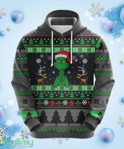 Grinch Christmas Cute Noel Mc Ugly Hoodie 3D All Over Print Gift For Christmas Product Photo 1