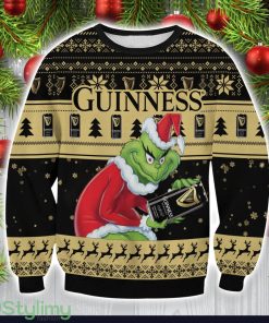 Guinness Grinch Ugly Christmas Sweater Special Christmas Gift Product Photo 1