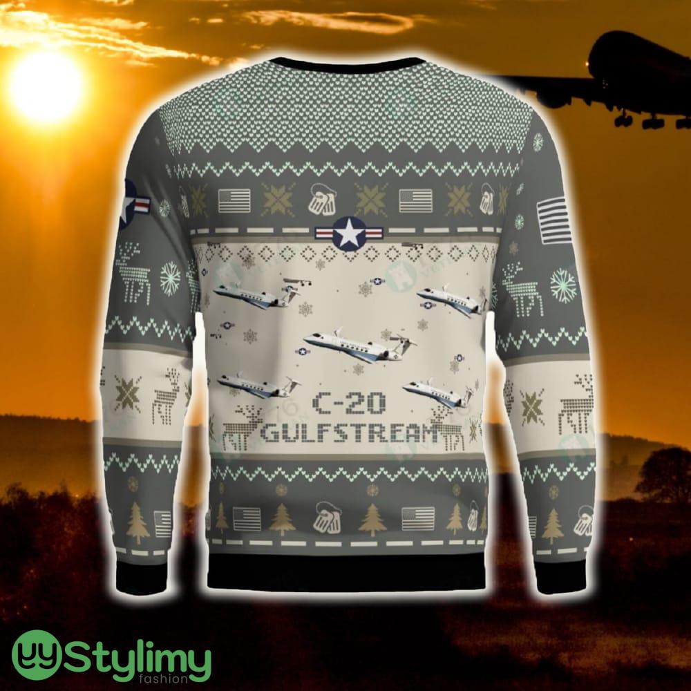 Gulfstream C-20 C20 Combat Aircraft Ugly Sweater Gift For Men And Women Gift Veteran Christmas 2 Gulfstream C-20 C20 Combat Aircraft Ugly Sweater Gift For Men And Women Gift Veteran Christmas - Gulfstream C-20 C20 Combat Aircraft Ugly Sweater 3