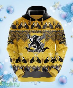 Harry Potter Hufflepuff Christmas Hoodie Amazing Gift Idea Christmas Gift Product Photo 1