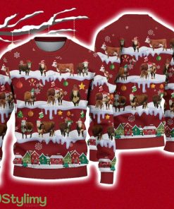 Hereford Ugly Christmas Sweater Gift Christmas Product Photo 1