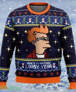 Heres To Another Lousy Year Ugly Christmas Sweater Product Photo 1