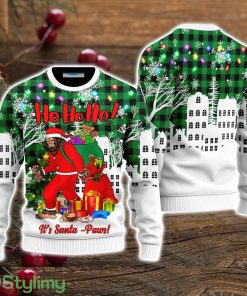 Ho Ho Ho It’s Santa Paws Ugly Christmas Sweater Christmas Holiday Gift For Men And Women Product Photo 1
