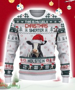 Holstein Green Ugly Christmas Sweater Gift Christmas Product Photo 1