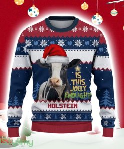 Holstein Jolly Ugly Christmas Sweater Gift Christmas Product Photo 1